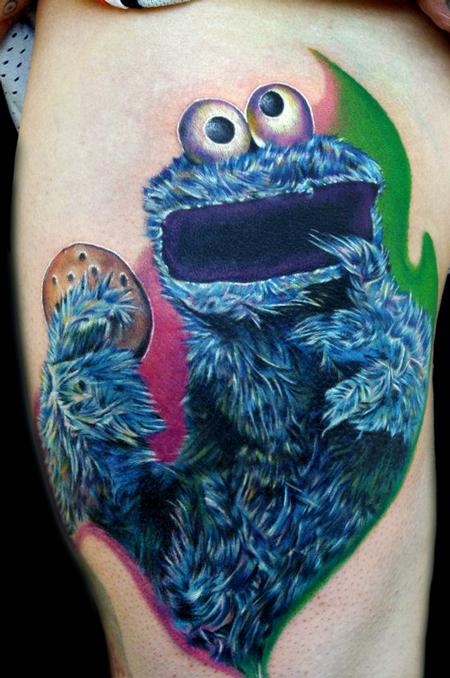 Tattoos - cookie monster